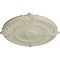 Ekena Millwork Attica Acanthus Leaf Ceiling Medallion (Canopies up to 3 1/4"), 30 1/8"OD x 1 1/2"P, Clear Yellow CM30ATCYF - alternate 3
